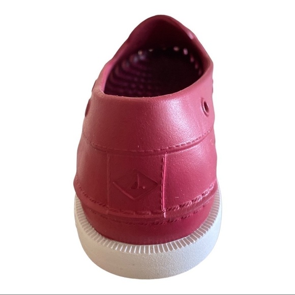 SPERRY Top-Sider Loafer A/O Non Marking Boat Shoe Red Size 11 NWT - Picture 10 of 14